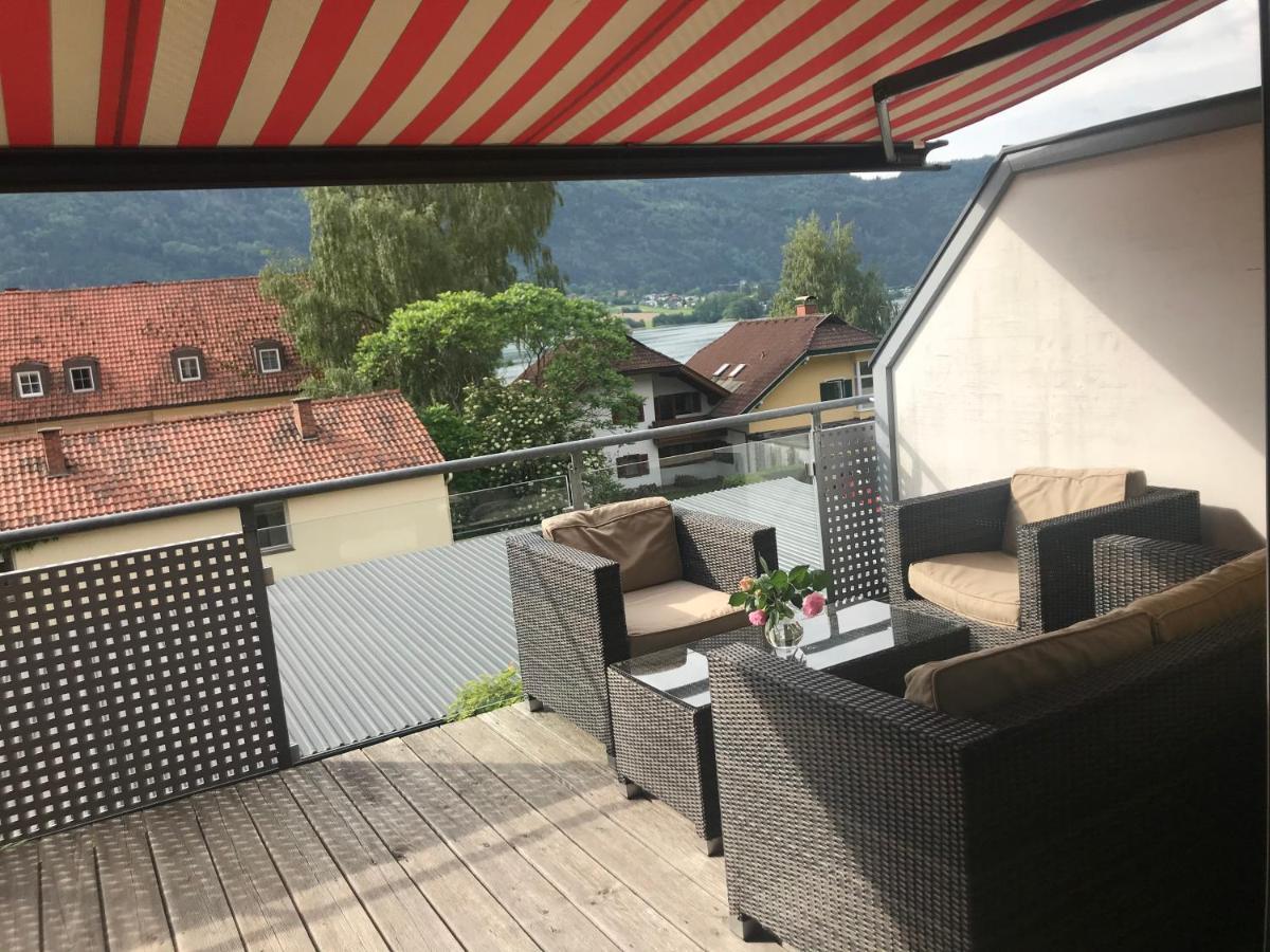 FeWo mit Seeblick Bodensdorf Exterior foto