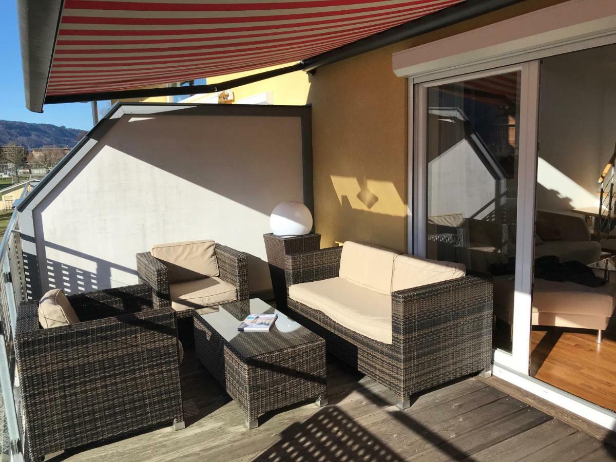 FeWo mit Seeblick Bodensdorf Exterior foto
